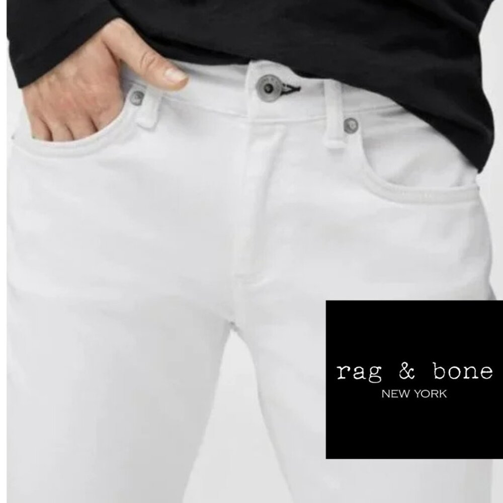 Rag & Bone Dre Capri White Jeans size 31 Skinny
